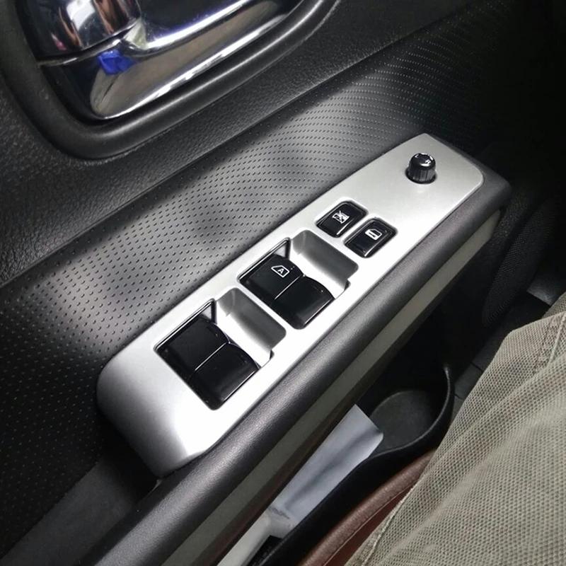 Car Window Switch Trim Glass Button Frame Panel Sticker For Nissan X-Trail Xtrail T31 2008 2010 2011 2012 2013 Car Accessories