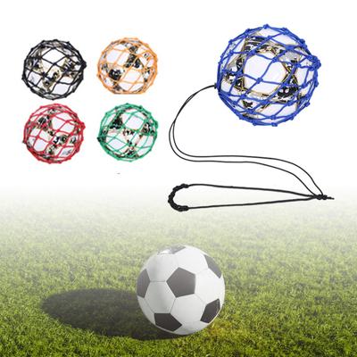 Football Kick Trainer Soccer Kick Mesh Bag Soccer Ball Training Net Bag Soccer Return Trainer Net Practice Training Aid