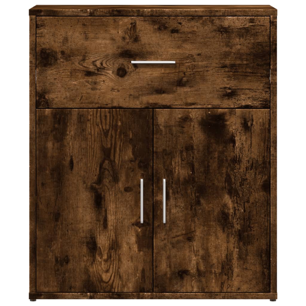 Sideboards 2 Pcs Smoked Oak 60 X 31 X 70 Cm Particleboard