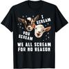 I Scream You Scream We All Scream Goats Humor Scream T-Shirt
