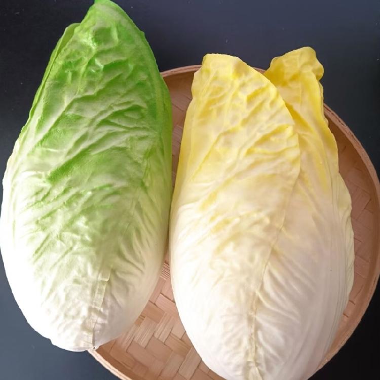 Artificial Chinese Cabbage Realistic Chinese Cabbage Vegetable Kitchen Decoration for Home Party Decoration