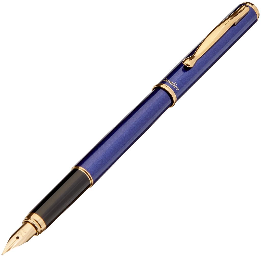 Pilot Cavalier Fountain Fine Nib Blue FCA3SRLF Pen, (F), Body,