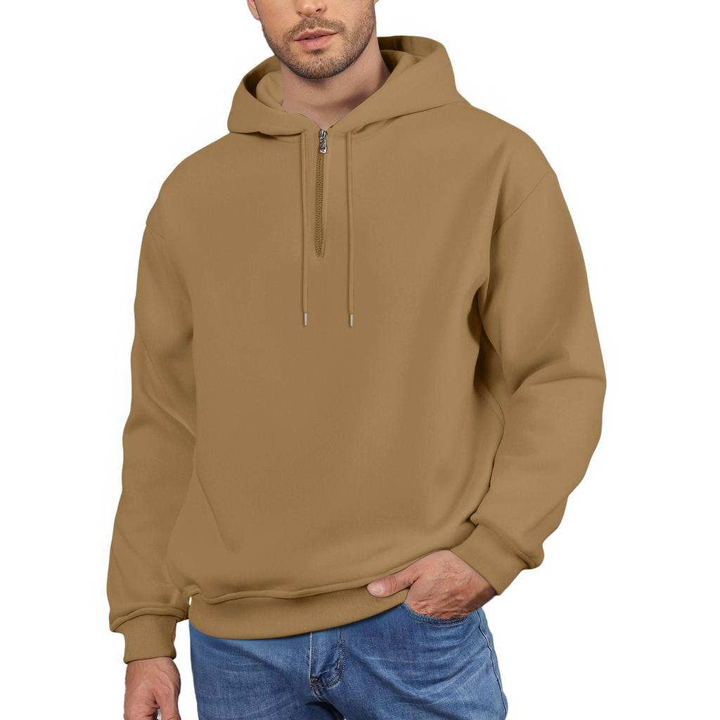Men's Fleece Hoodie Casual Long Sleeve Sweatshirt
