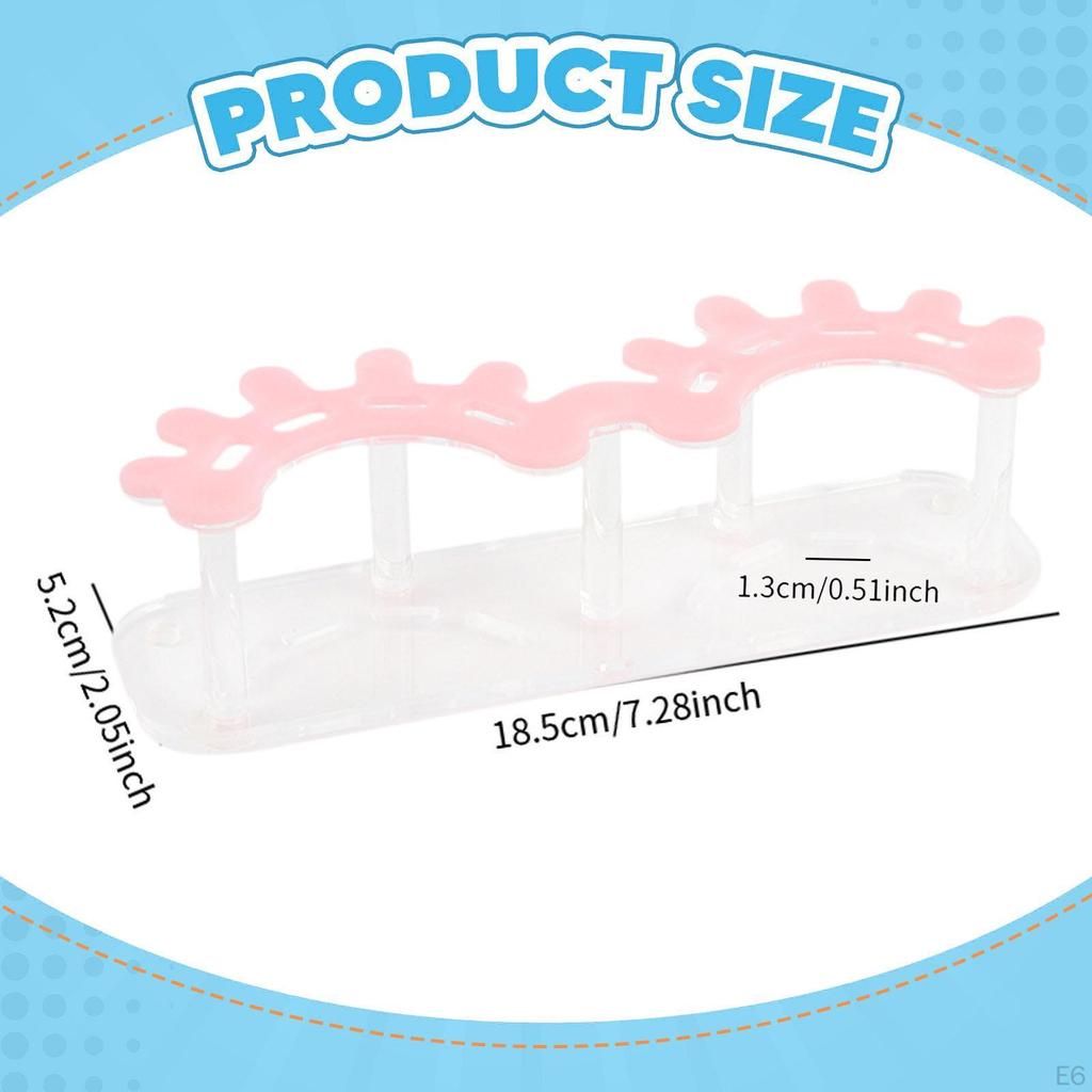 Eyelash Extension Tweezers Holder Double Slots Supplies Organizer Stand