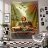 Wall TapestryChild's Play Chucky Tiffany Art Hanging Cloth Decorative Background Cover for Room Decoration