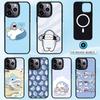 Cute and Funny Cartoon Shark Phone Case For iPhone17,16,15,14,13,12,Pro,Max,Magnetic For Magsafe Wireless Charging