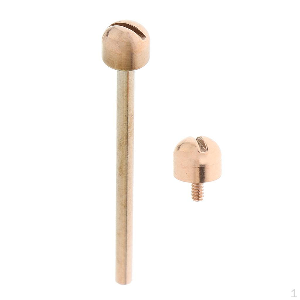 1 Piece Clock Screw Tube Connection Rose Gold W 22mm