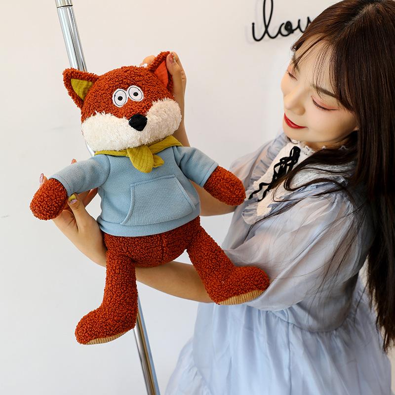 Forest Hug Series Plush Toy Zoo Lion Souvenir Children's Elephant Pillow Ring Fox