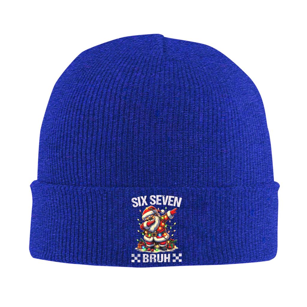 Unisex Adult 67 Six Seven Burh Funny Christmas 6 7 Meme Beanie Hats  Retro Knit Hat Winter Kpop Caps Graphic Elastic Bonnet Hats