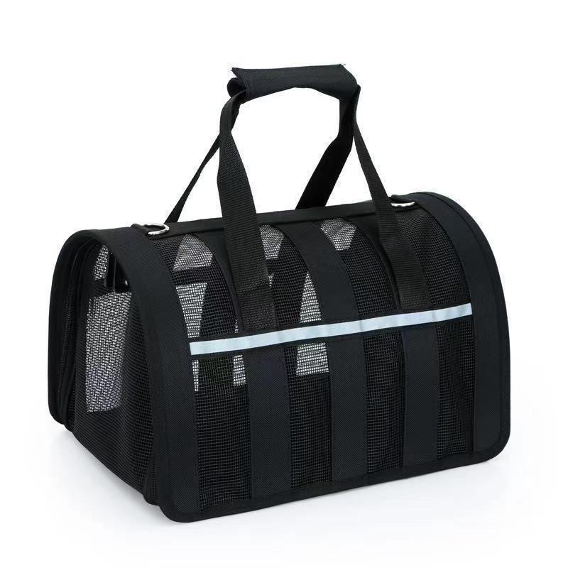 Portable Foldable Cat Carrier: Spacious, Breathable Pet Capsule for Travel