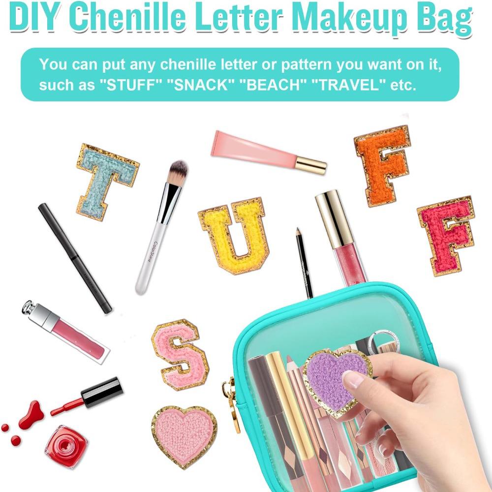 Organizer PVC Cosmetic Bag Multi-function Zipper Makeup Organizers Small Waterproof Cosmetic Pouch Girls