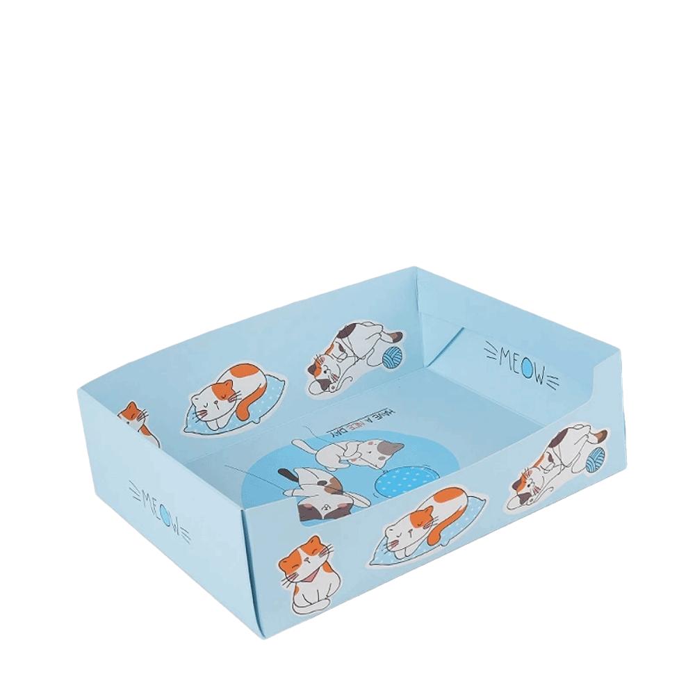Thickened Cat Toilet Litter Tray Foldable Travel Cats Poop Toilet Outdoor