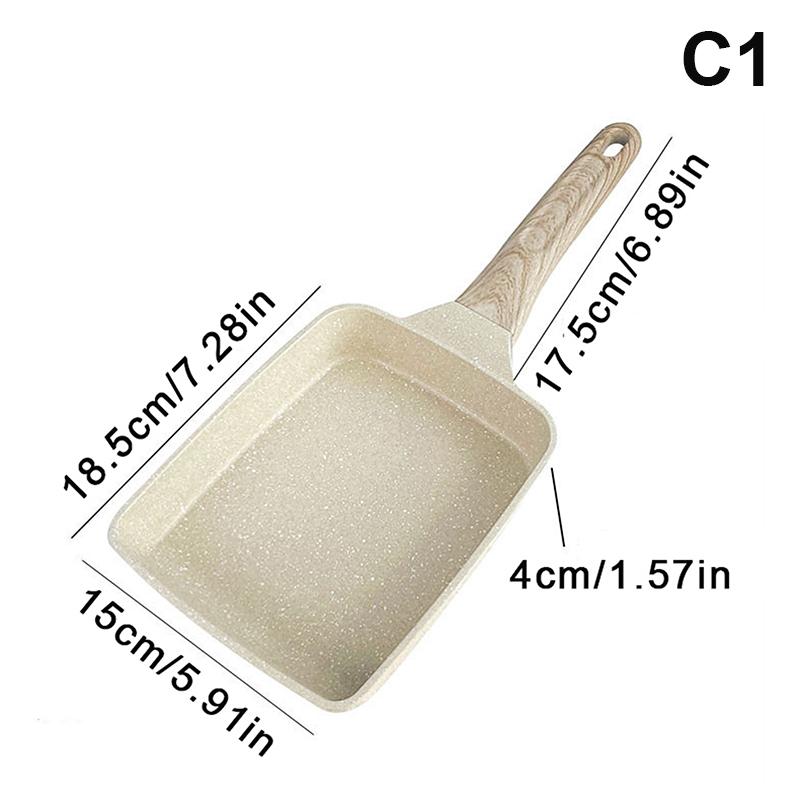 

Сковорода в японском стиле Тамако, прямоугольная сковорода для блинов и стейков, сковорода для толстых яиц, бытовая сковорода с антипригарным покрытием для жарки яиц