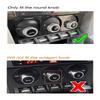 3 Stück Auto Mittelkonsole Luft AC Knopf Lautstärkeregler Ringe Zierblende Tasten für Subaru BRZ Toyota 86 GT86 2013- Teile Rot