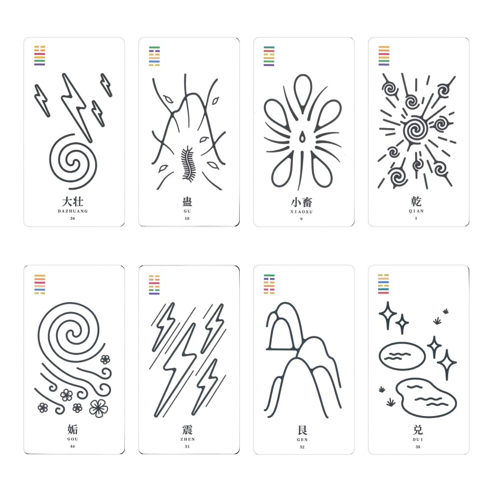 I Ching Karten | Li Li | 64 Karten mit japanischen Erklärungen [Authentisch]