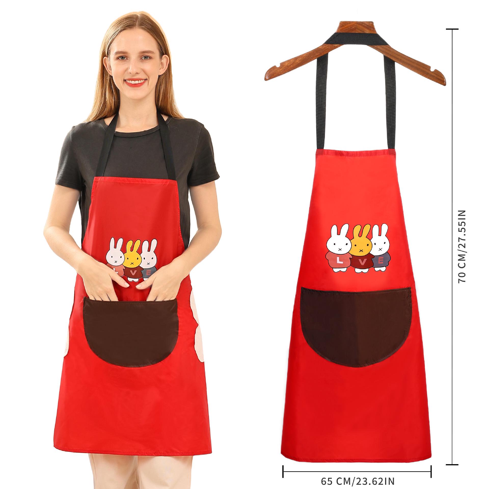 

Водонепроникний Маслостійкий Модний Кухонний Фартух для Жінок з Функцією Витирання Рук