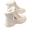 Shopping mall warm snow boots new velvet thickened sports shoes winter thick-soled high-top cotton shoes