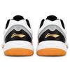 Li Ning Light Feather Abrasion Resistant Breathable Low Top Badminton Shoes Unisex White Gold AYTT023-1