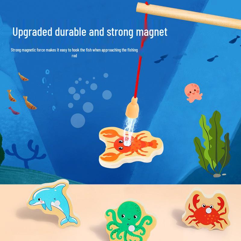 Magnetic Fishing Toy - Educational Gift for Toddlers Aged 1-3, Perfect for Boys and Girls