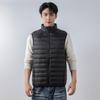 Men's 90 fleece new men's stand-up collar vest white duck down light down jacket vest large size jacket