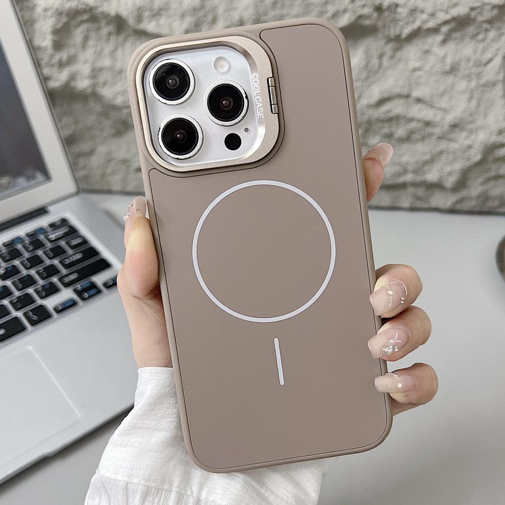 Lens Bracket Mobile Phone Case Suitable for IPhone16plus Protective Case Apple 15promax Strong Magnetic Suction Case