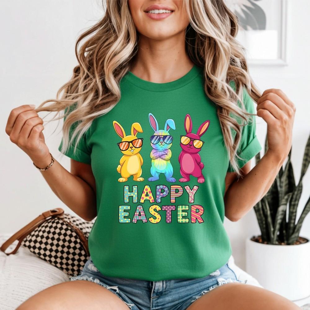 Funny Easter Bunny Cool Bunnies Happy Easter Unisexs Tshirt