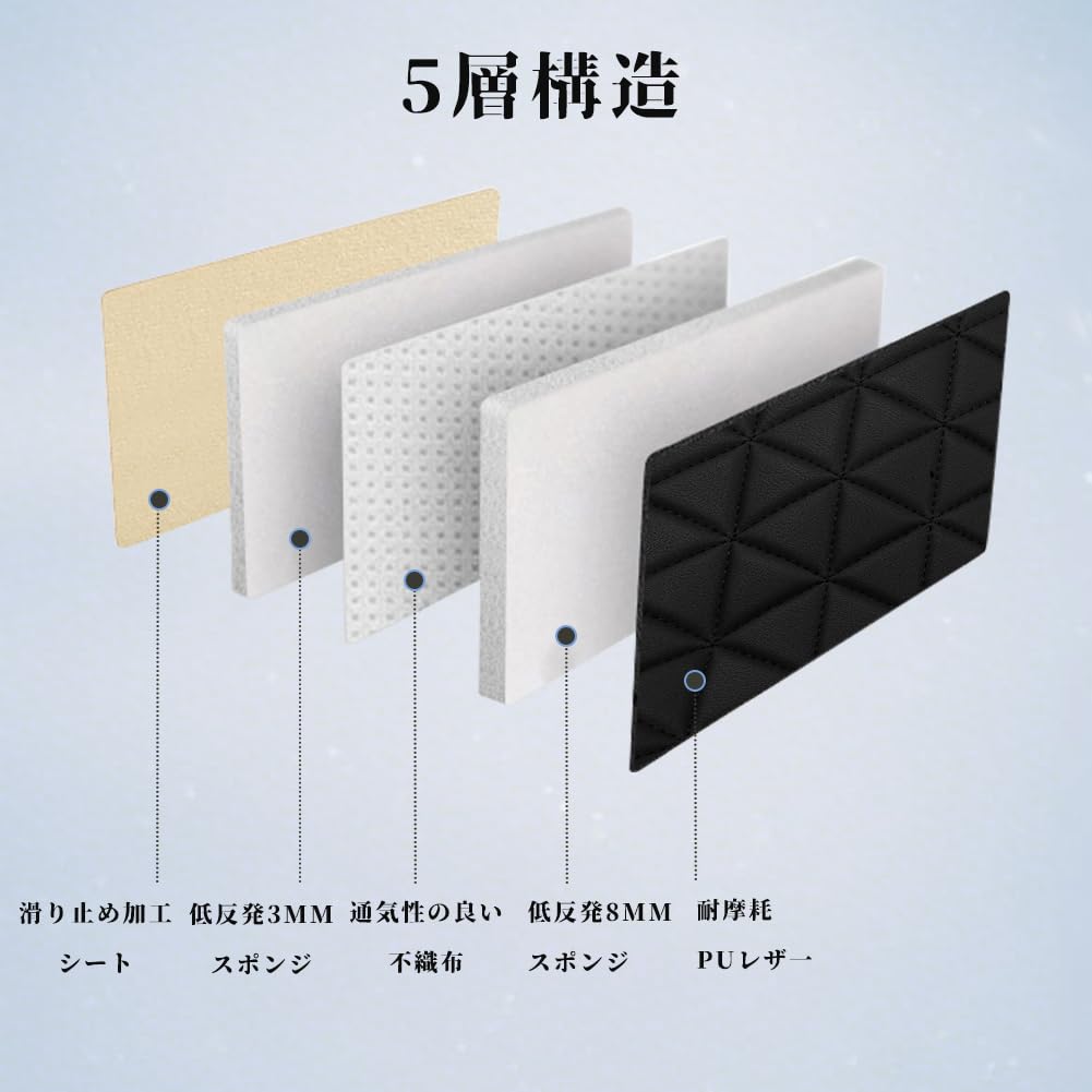 Car Seat Cover, Car Seat Cover, Cushion, Mat, Car, Zabuton, Set Cover, Breathable, Anti-Slip,