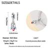 Original Charms Copper Space Rocket Pendant Beads Fit Bracelet Women Jewelry Making Diy Gift
