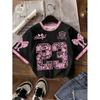Mens Womens Casual Retro American Style T-Shirt Digital Print Slim Fit Short Sleeve Crew Neck Tee