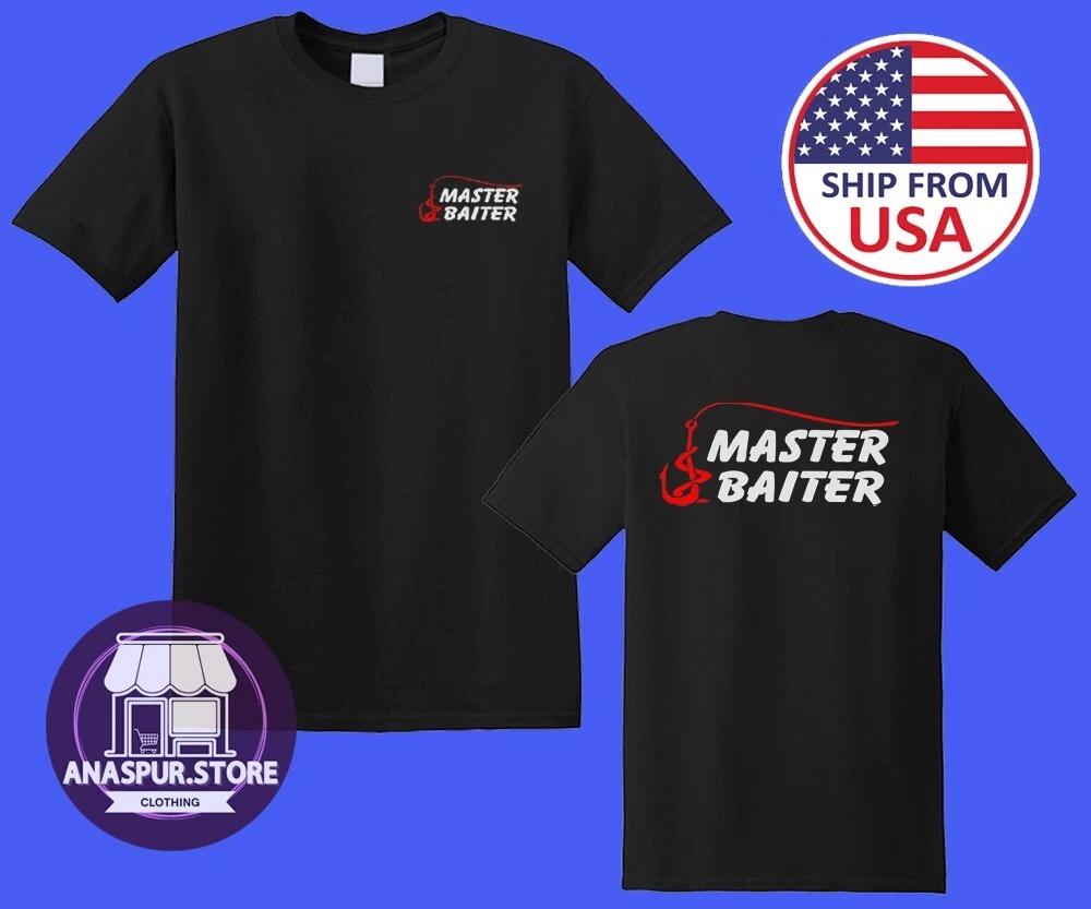 Master Baiters Fishing Men s Black Size S-5XL 4XL
