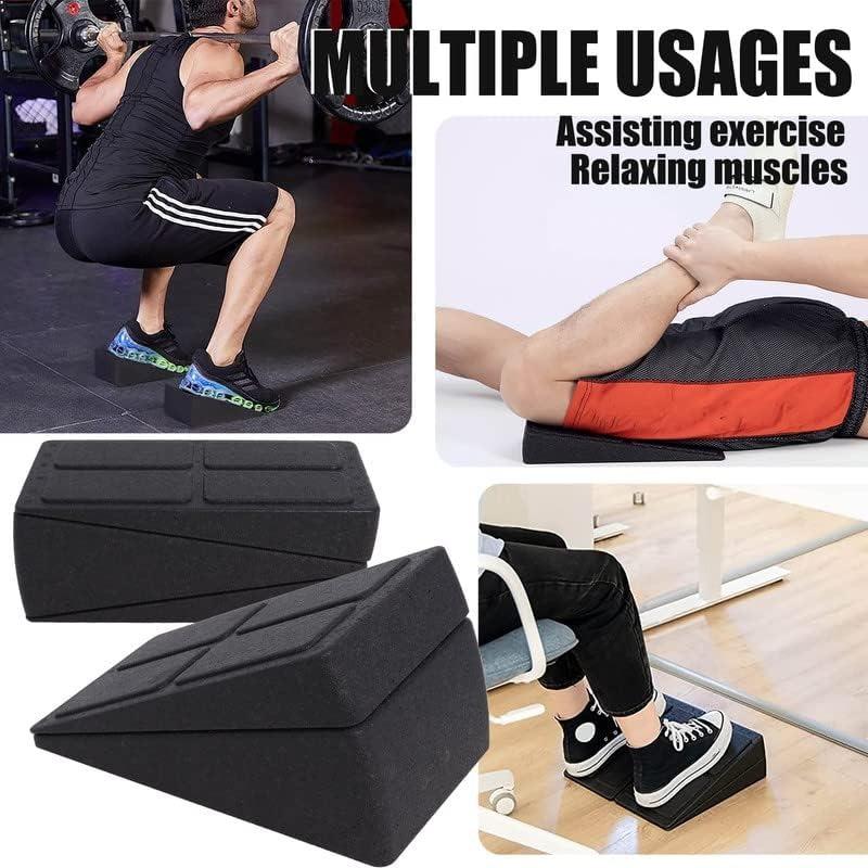 Calf Stretcher Set of 3, Calf Trainer, Knee Wedge, Calf Stretcher Wedge, Mobilisation Wedge for Calf Stretcher, Slant Board for Stretching