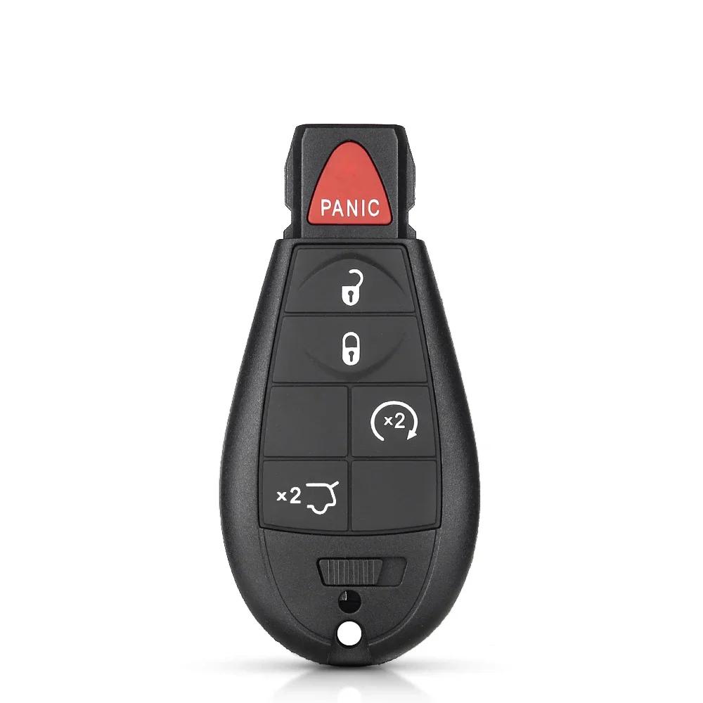 3/4/5/6 Buttons For Chrysler 300C For Jeep Commende For Dodge Durango Ram Grand Caravan Cherokee Replace Key Shell Case