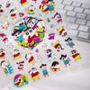 Crayon Shin-chan Cute Embossed Stickers for Phone and Computer Cases