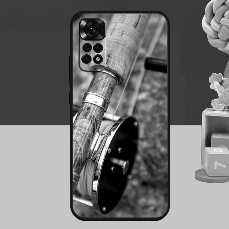 Fishing Rod Case For Xiaomi Redmi Note 14 13 12 10 11 15 Pro Plus Redmi 15 C 10C 12C 13C 14C Soft Cover