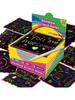Rainbow 100Pcs Reveal Craft Kit With Wooden Stylus Parent-Child Activity Gift For Kids Ages 5-12 (Non-Toxic Coating)