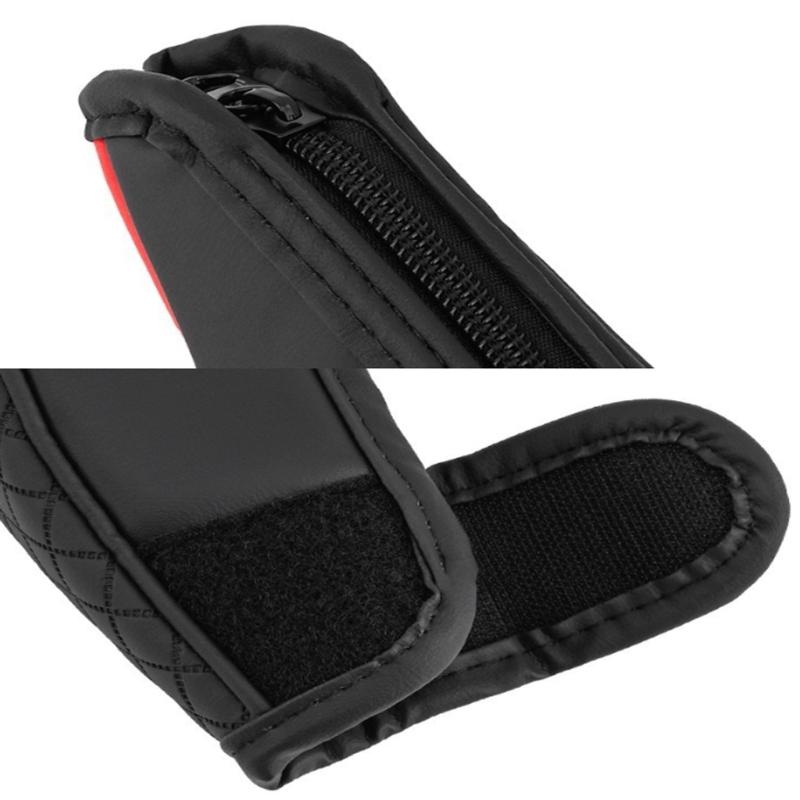 Car Gear Shifts Knob Protector Waterproof Not Slip PU Leather Cover Universal Designs Automotive Shifts Knob Cover 120mm