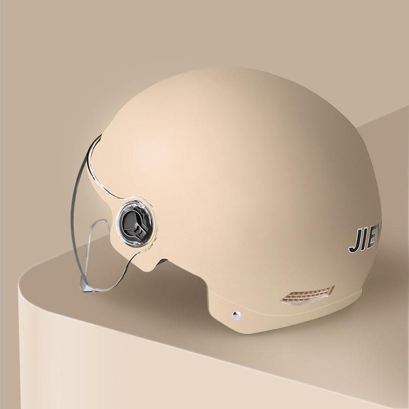 Electric Motorcycle, Battery Car Helmet, Men's and Women's Summer All-season Helmets, Helmets, Winter Universal Half Helmets