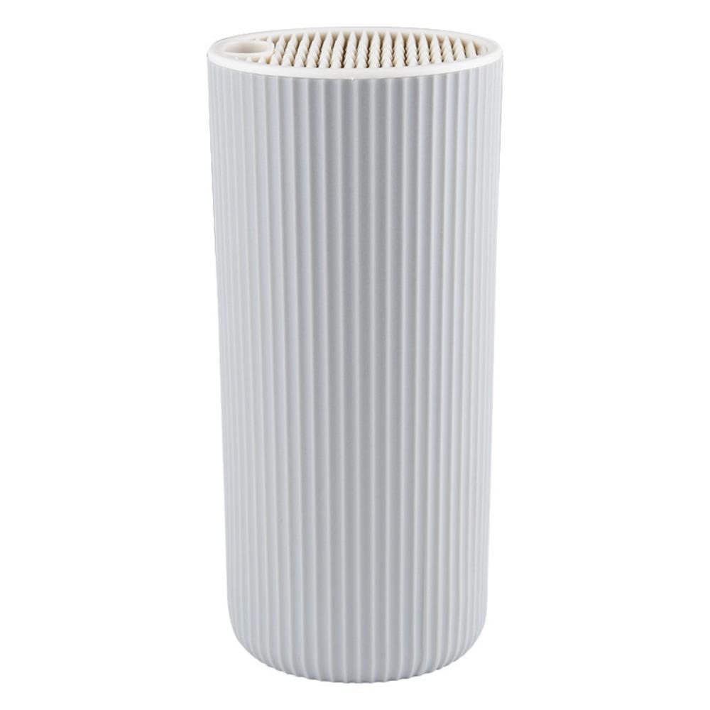 Round Kitchen Cutter Holder Ribbed Kitchen Cutter Organizer Universal Cutter Block  Chef Use серый