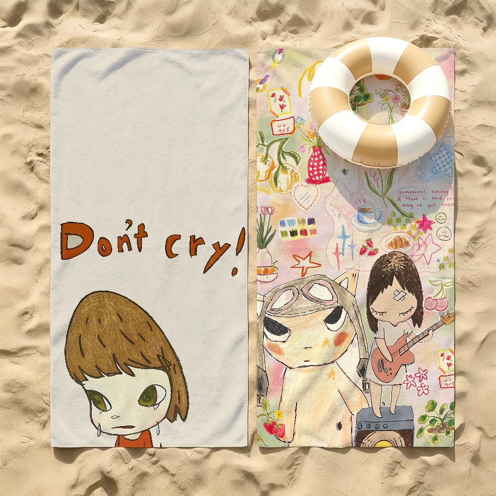 Art Y-Yoshitomo Nara Towel Towels For Beaches Yoga Studios Gyms Hot Springs Swimming Pools And Picnics