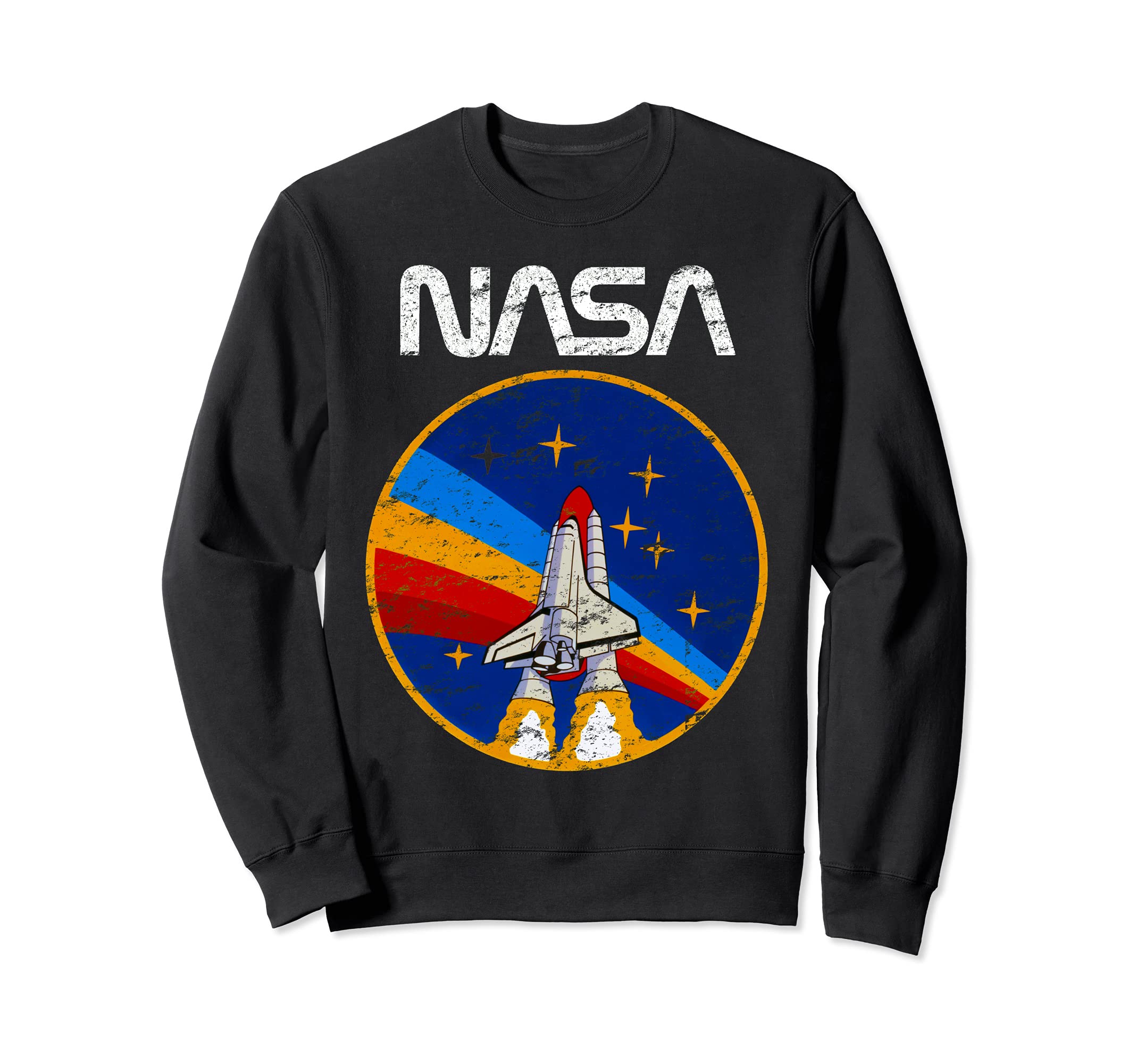Vintage NASA space rocket logo sweatshirt