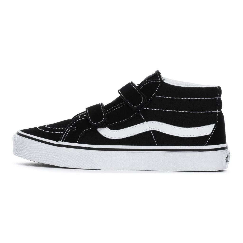 Vans SK8 Reissue V Abrasion Resistant Support Mid top Kids' Skateboarding Shoes Black Teenagers VN0A4UI56BT