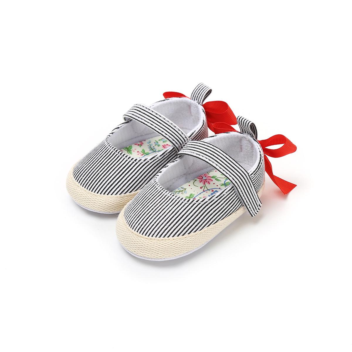 MYGGPP Полосатая обувь принцессы Детская обувь Детская обувь Маленькая детская обувь Детская обувь 11cm