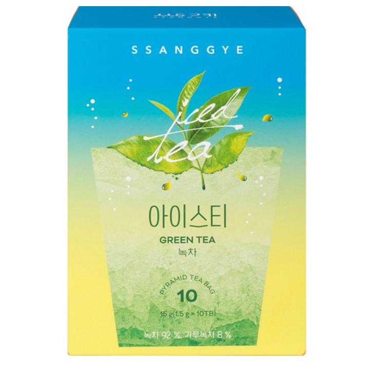 

Ssanggyemyeongcha Green Tea Iced Tea 10 Tea Bags 1 box