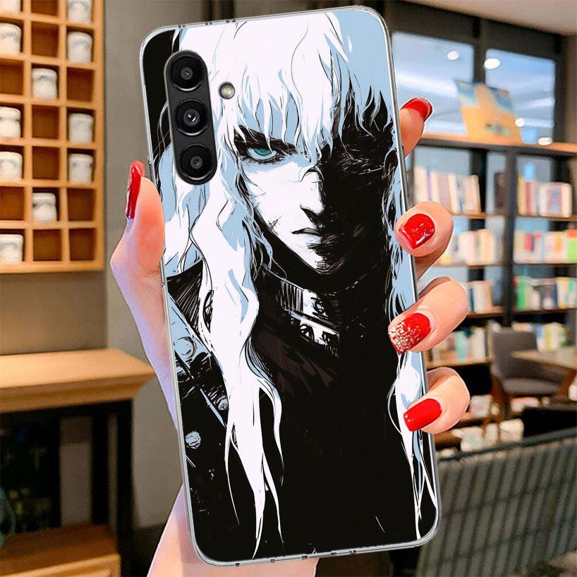Black White G-Guts B-Berserks Phone Case For Samsung Galaxy A17 A37 A57 A16 A26 A36 A56 A15 A25 A35 A55 A14 A24 A34 A54 A13 A23
