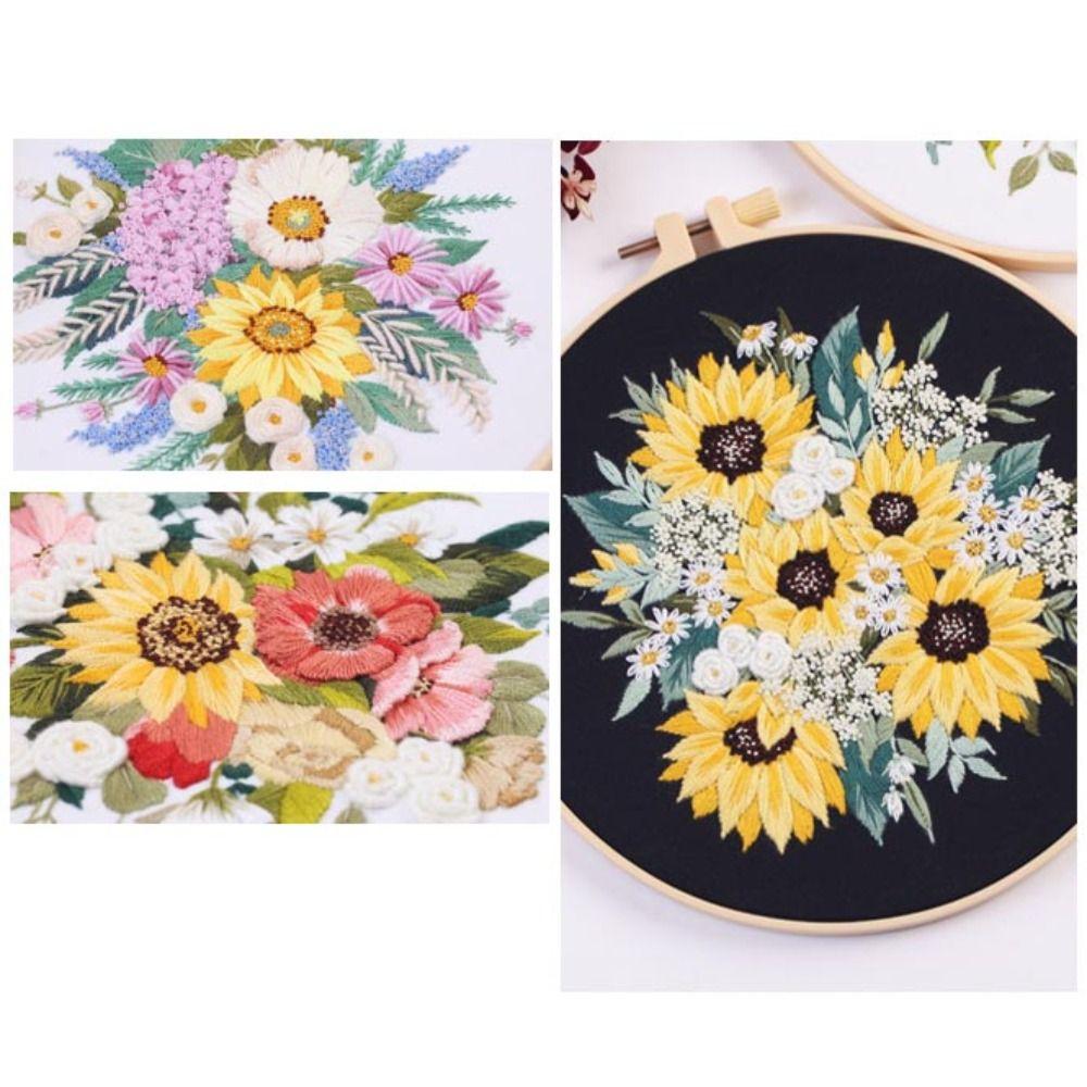Handmade DIY Embroidery Kits 3D Embroidery DIY Materials Embroidery Stitching Kits  Sewing Craft
