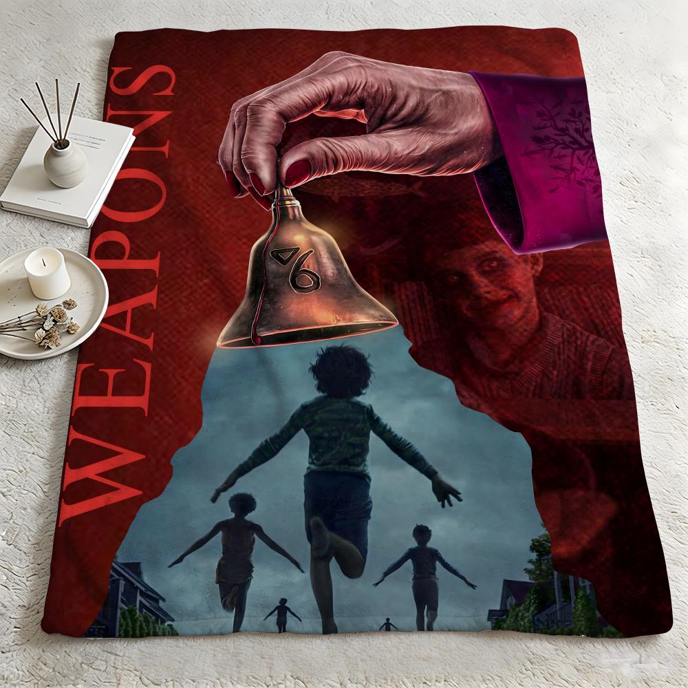 weapon W-Weapons-s Throw Warm Soft Flannel Blanket, Multi-use for Sofa Bed Camping Travel Nap