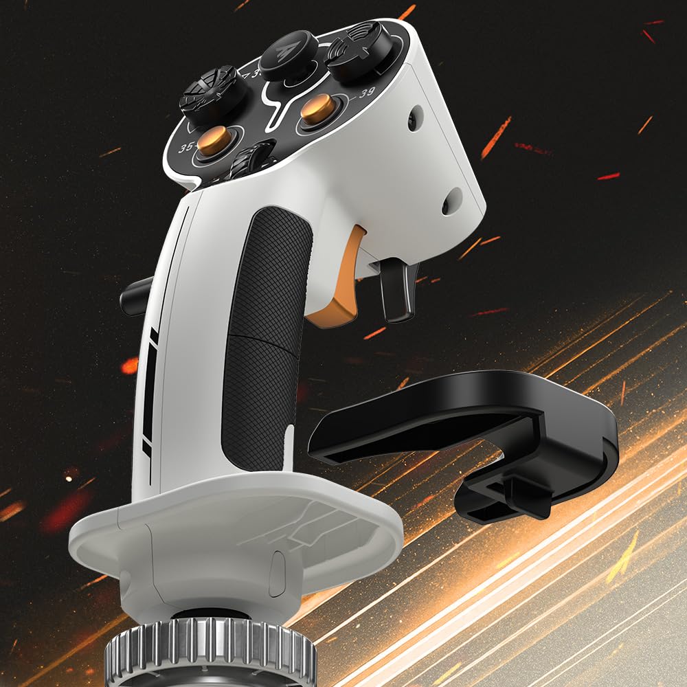 2 HOSAS Space Sim Duo Flightstick Joysticks for Space Combat Simulators of HOSAS Setup Compatible with PC Thrustmaster Sol-R - Sims/Flight (Set 2) -
