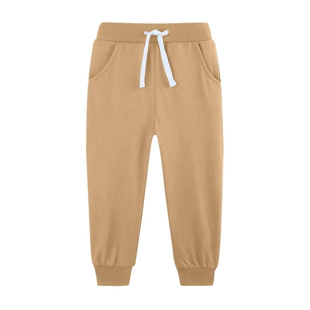 Children's Fashionable And Casual Leg Tied Multi Pocket Pants