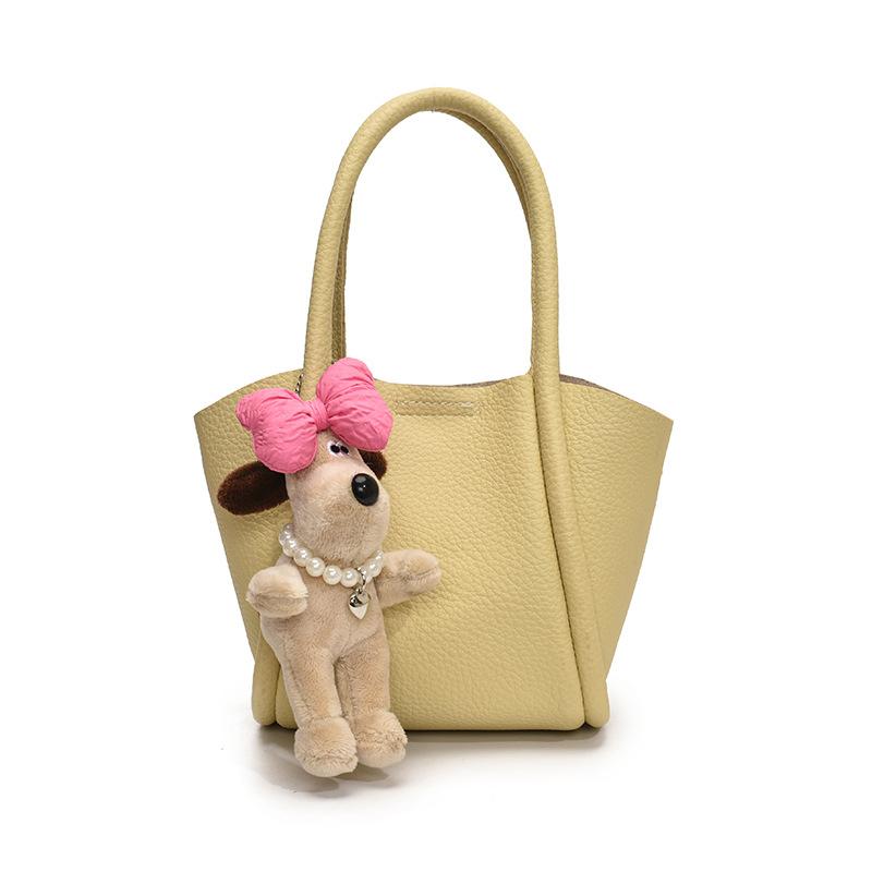 2025 New Niche Simple High-end Korean Version Vegetable Basket Bag Women's Casual Versatile Fashion Messenger Mother and Child Bag