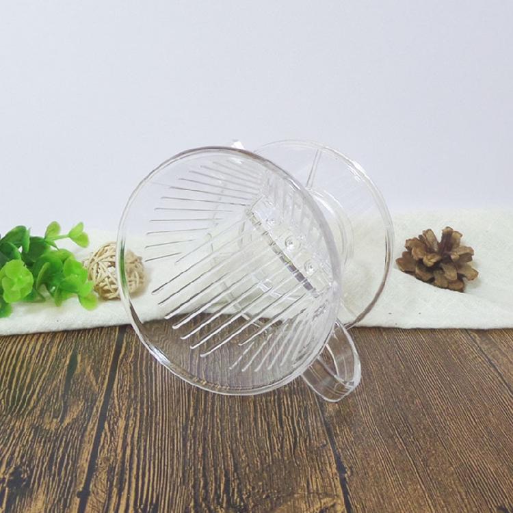 Pour Over Coffee Dripper Clear for Office Home Bar Cafe Use Acrylic Made